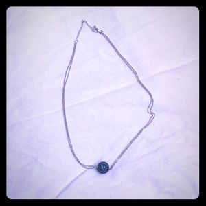 Blue Crystal Necklace